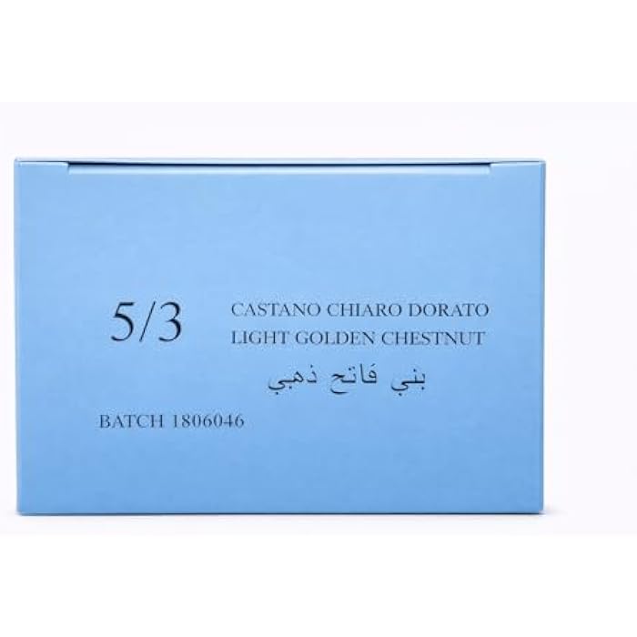 Permanent Hair Color Cream 100ml, Light Golden Chestnut Hair Dye for Warm Natural Results, Soft Golden Tone, Smooth & Shiny Finish (5/3 – Light Golden Chestnut/Castano Chiaro Dorato) - Image 4